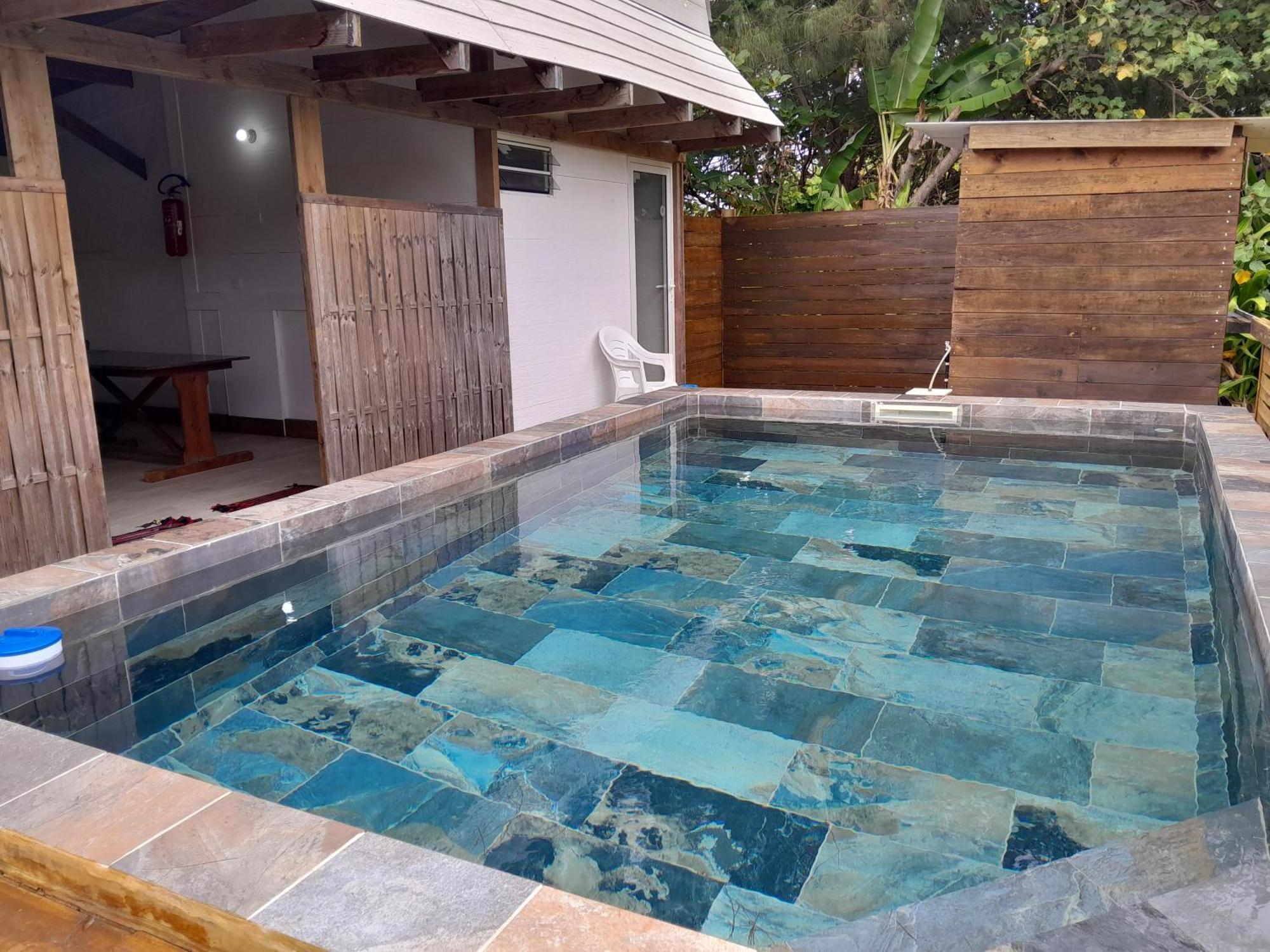 Mara'Ai Le Spot Tubuai, Chambre Triple Deluxe Mahu Sdb Privee Avec Piscine Mataura Bagian luar foto