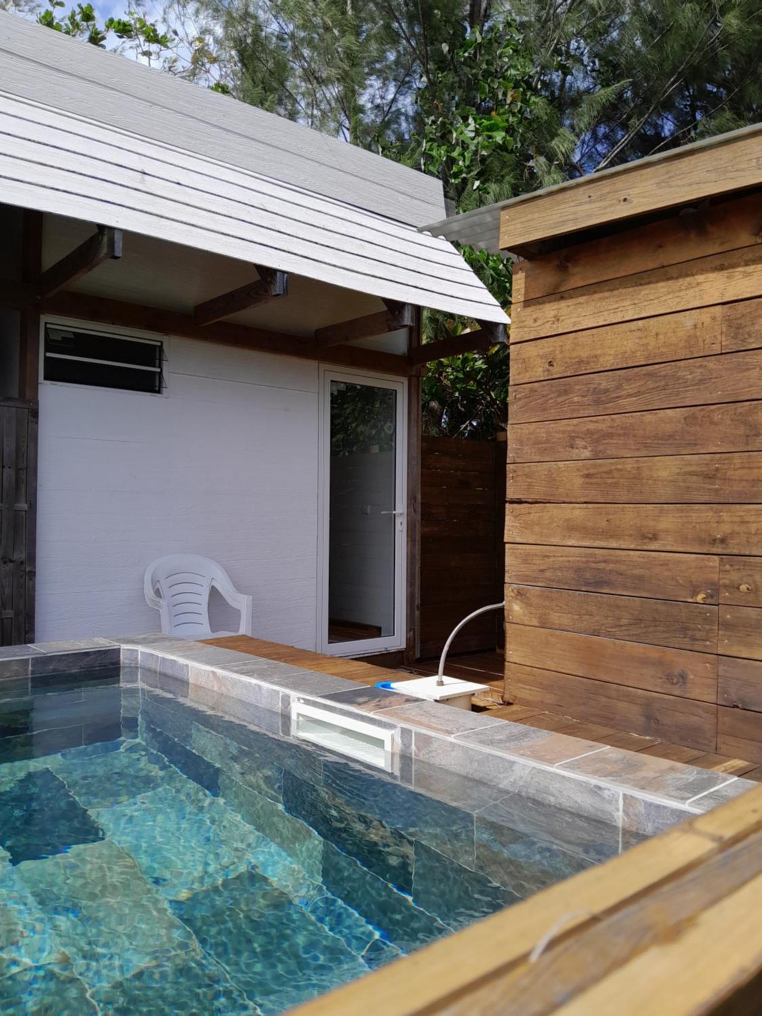 Mara'Ai Le Spot Tubuai, Chambre Triple Deluxe Mahu Sdb Privee Avec Piscine Mataura Bagian luar foto