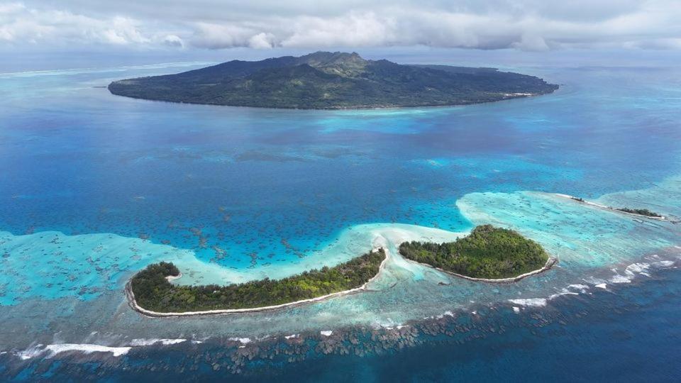 Mara'Ai Le Spot Tubuai, Chambre Triple Deluxe Mahu Sdb Privee Avec Piscine Mataura Bagian luar foto